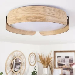 Plafonnier Fuscado LED Couleur bois, 1 lumière