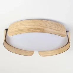 Plafonnier Fuscado LED Couleur bois, 1 lumière