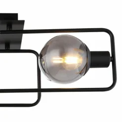 Plafonnier Globo BLAMA Noir, 2 lumières