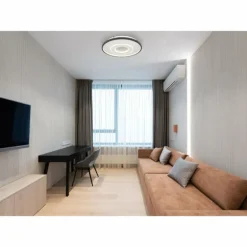 Plafonnier Globo BRIENNA LED Blanc, 1 lumière, Télécommandes