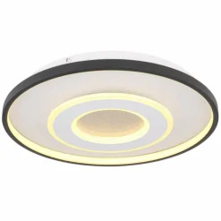 Plafonnier Globo BRIENNA LED Blanc, 1 lumière, Télécommandes