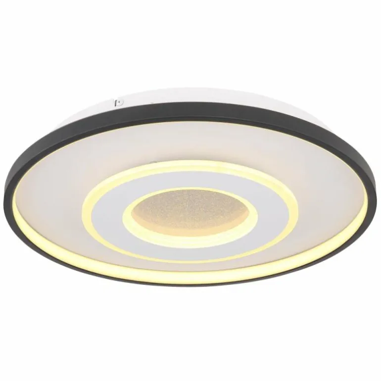 Plafonnier Globo BRIENNA LED Blanc, 1 lumière, Télécommandes