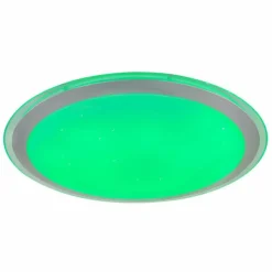 Plafonnier Globo CARRY LED Blanc, 1 lumière, Télécommandes, Changeur de couleurs