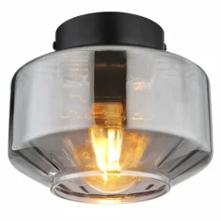 Plafonnier Globo CHRISTIANA Noir, 1 lumière