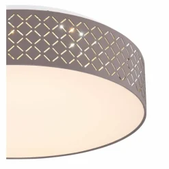 Plafonnier Globo CINDY LED Blanc, 1 lumière, Télécommandes