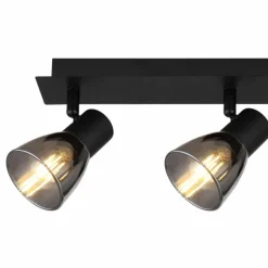 Plafonnier Globo CLAUDE Noir, 3 lumières