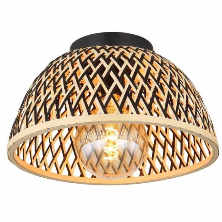 Plafonnier Globo COLLY Noir, 1 lumière