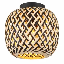 Plafonnier Globo COLLY Noir, 1 lumière