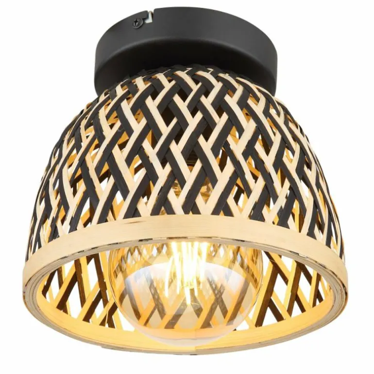 Plafonnier Globo COLLY Noir, 1 lumière