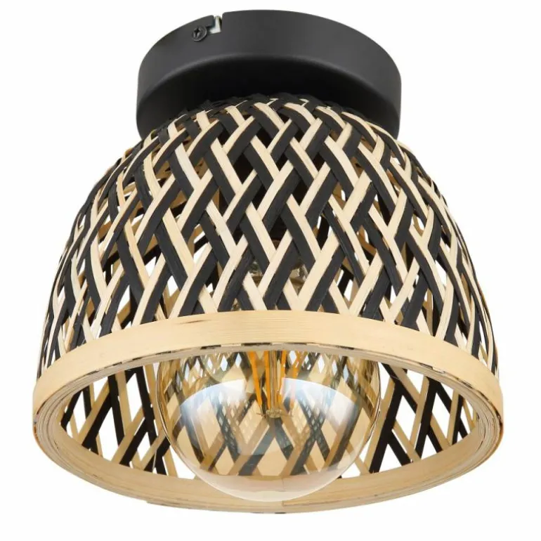 Plafonnier Globo COLLY Noir, 1 lumière