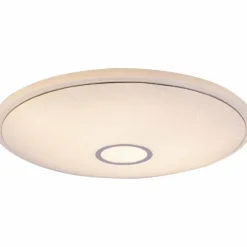 Plafonnier Globo CONNOR LED Blanc, 1 lumière, Télécommandes, Changeur de couleurs