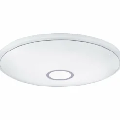 Plafonnier Globo CONNOR LED Blanc, 1 lumière, Télécommandes, Changeur de couleurs