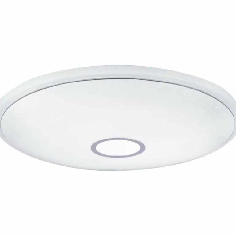 Plafonnier Globo CONNOR LED Blanc, 1 lumière, Télécommandes, Changeur de couleurs