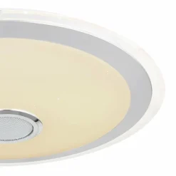 Plafonnier Globo DUNNY LED Blanc, 1 lumière, Télécommandes, Changeur de couleurs