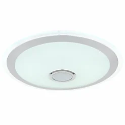 Plafonnier Globo DUNNY LED Blanc, 1 lumière, Télécommandes, Changeur de couleurs