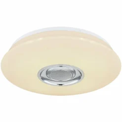 Plafonnier Globo DUNNY LED Blanc, 1 lumière, Télécommandes, Changeur de couleurs