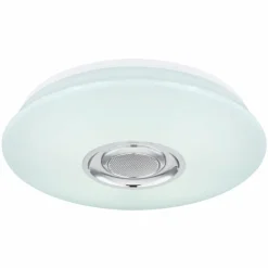 Plafonnier Globo DUNNY LED Blanc, 1 lumière, Télécommandes, Changeur de couleurs