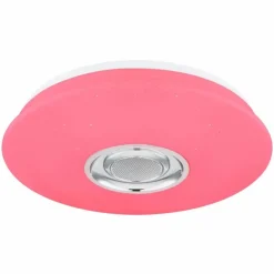 Plafonnier Globo DUNNY LED Blanc, 1 lumière, Télécommandes, Changeur de couleurs