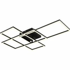 Plafonnier Globo GABRIEL LED Noir, 1 lumière