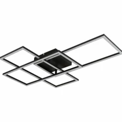 Plafonnier Globo GABRIEL LED Noir, 1 lumière