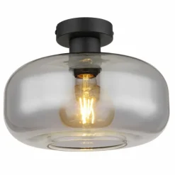 Plafonnier Globo GIUSEPPE Noir, 1 lumière