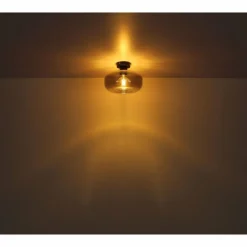 Plafonnier Globo GIUSEPPE Noir, 1 lumière