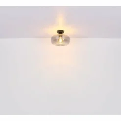 Plafonnier Globo GIUSEPPE Noir, 1 lumière