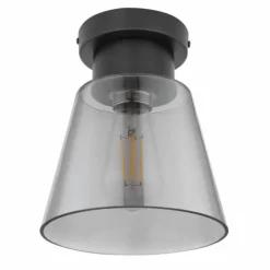 Plafonnier Globo GUMBA Noir, 1 lumière