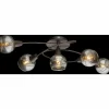 Plafonnier Globo Isla LED Bronze, 5 lumières