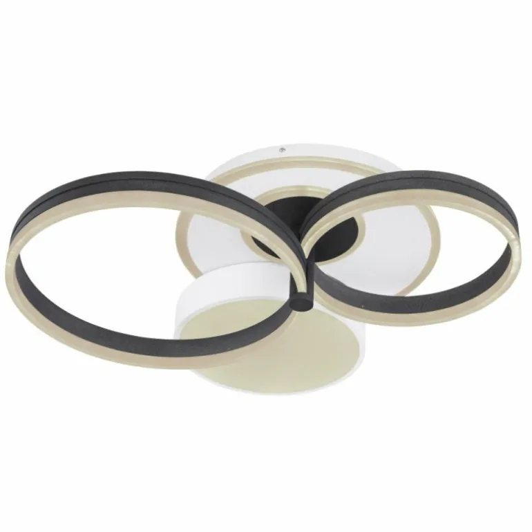 Plafonnier Globo JACK LED Blanc, 1 lumière, Télécommandes