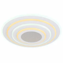 Plafonnier Globo JOCELYN LED Blanc, 1 lumière, Télécommandes