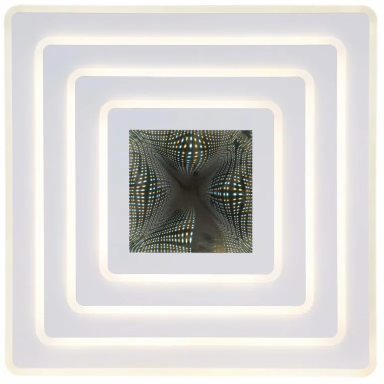 Plafonnier Globo JOCELYN LED Blanc, 1 lumière, Télécommandes