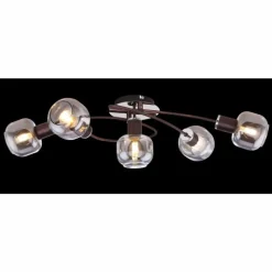 Plafonnier Globo KABU Cuivre, 5 lumières