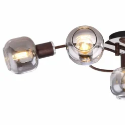 Plafonnier Globo KABU Cuivre, 5 lumières