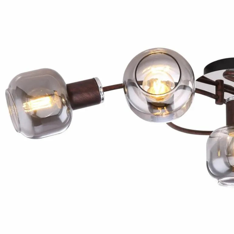 Plafonnier Globo KABU Cuivre, 5 lumières