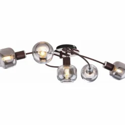 Plafonnier Globo KABU Cuivre, 5 lumières