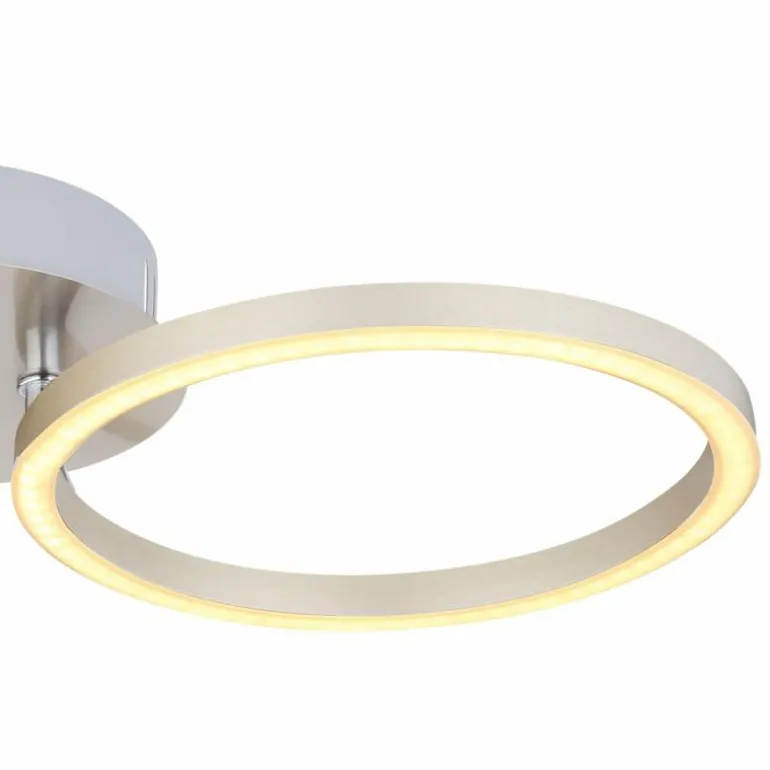 Plafonnier Globo KENDY LED Nickel mat, 1 lumière