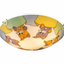 Plafonnier Globo Kiddy Blanc, 2 lumières
