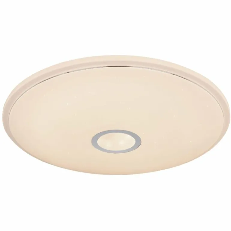 Plafonnier Globo LAMON Blanc, 1 lumière, Changeur de couleurs