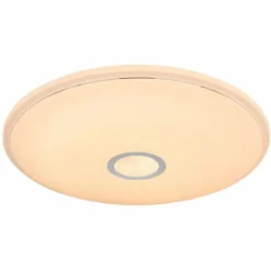 Plafonnier Globo LAMON Blanc, 1 lumière, Changeur de couleurs