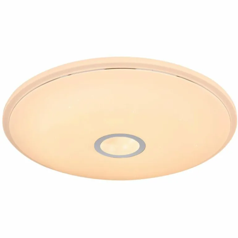 Plafonnier Globo LAMON Blanc, 1 lumière, Changeur de couleurs