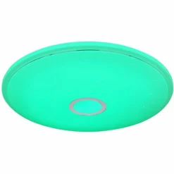 Plafonnier Globo LAMON Blanc, 1 lumière, Changeur de couleurs