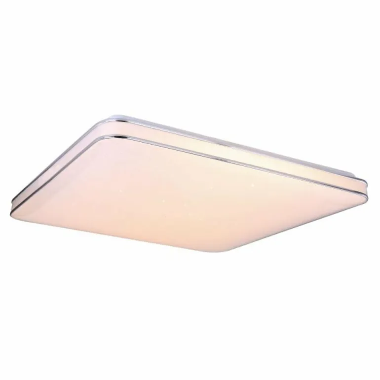 Plafonnier Globo LASSY LED Blanc, 1 lumière, Télécommandes