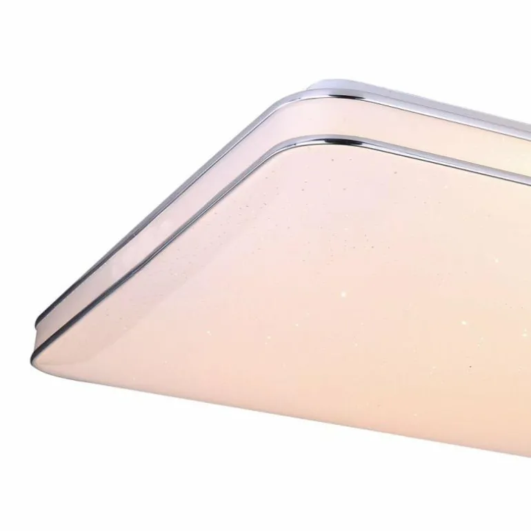 Plafonnier Globo LASSY LED Blanc, 1 lumière, Télécommandes