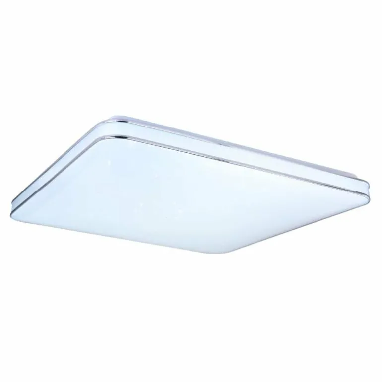 Plafonnier Globo LASSY LED Blanc, 1 lumière, Télécommandes