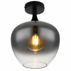 Plafonnier Globo MAXY Noir, 1 lumière