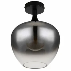 Plafonnier Globo MAXY Noir, 1 lumière