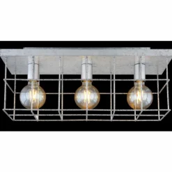 Plafonnier Globo MERRIL Zingué, 3 lumières