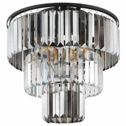 Plafonnier Globo NAXIS Noir, 3 lumières