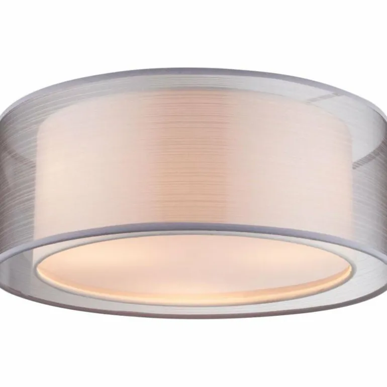 Plafonnier Globo Nickel mat, 3 lumières